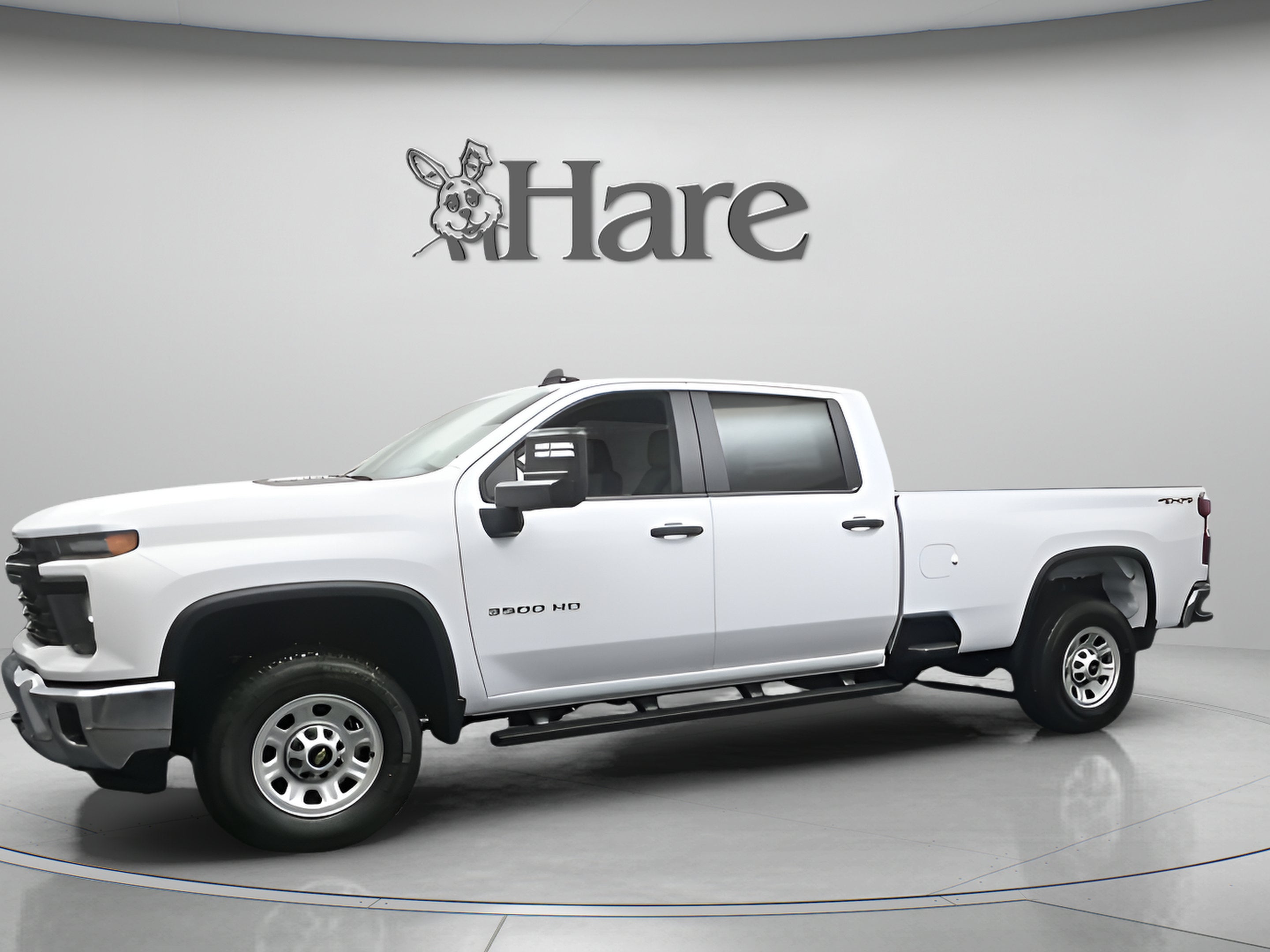 2026 Chevrolet Silverado 3500HD Work Truck in Summit White — front three-quarter view