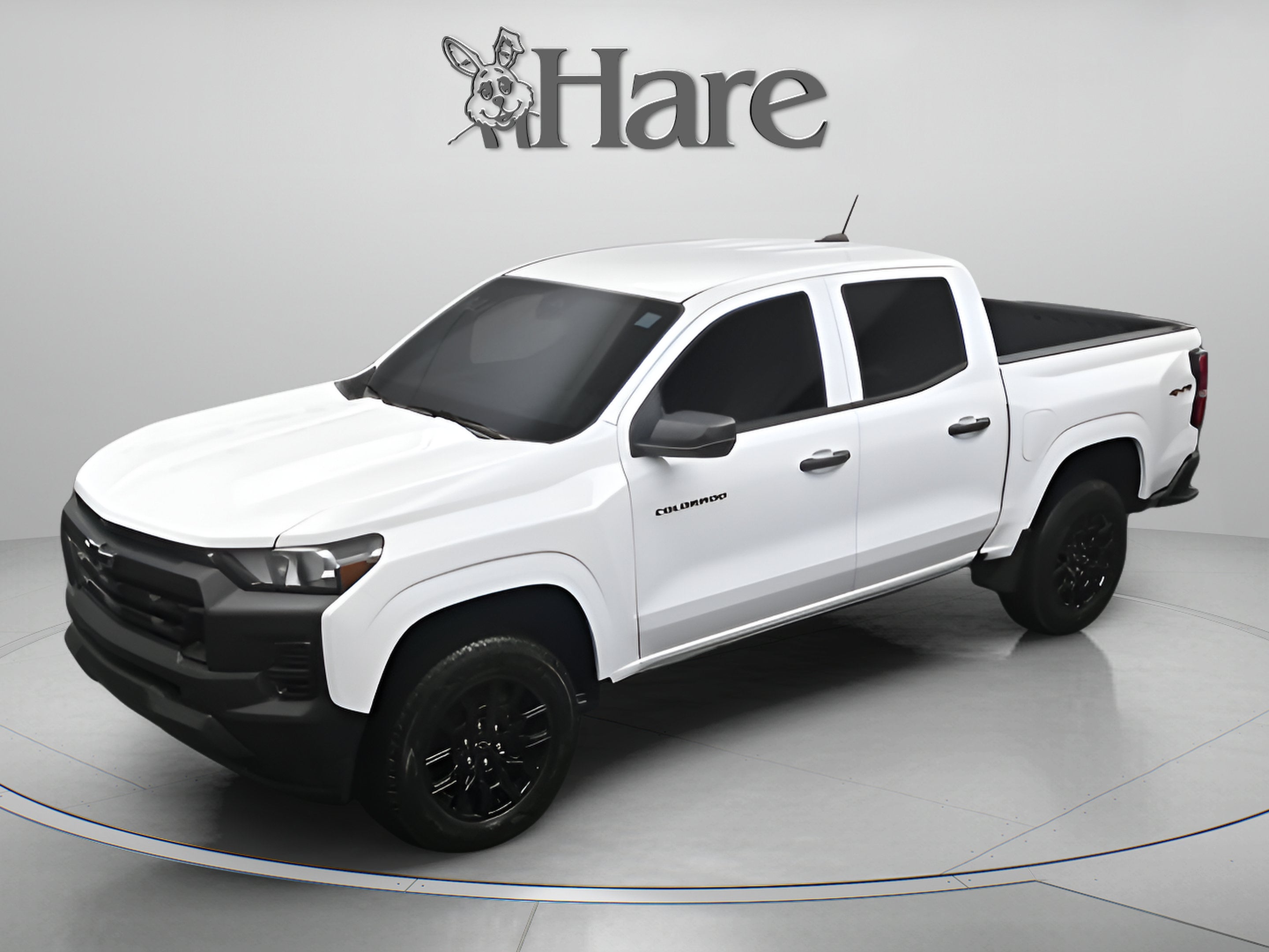 2026 Chevrolet Colorado Work Truck in Summit White — front three-quarter view