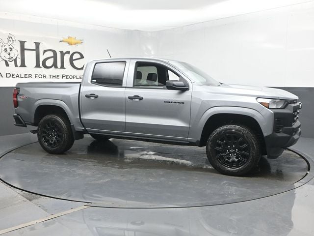2026 Chevrolet Colorado Work Truck in Sterling Gray Metallic — front three-quarter view