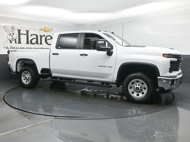 2026 Chevrolet Silverado 2500HD Work Truck in Summit White — front three-quarter view