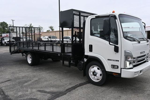 2025 Isuzu NPRGASHD 176WB 14500 GVW in White — front three-quarter view